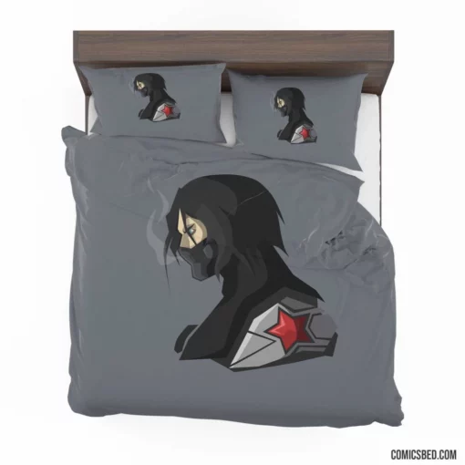 Bucky Barnes Winter Soldier Exploits Comic Bedding Set 1