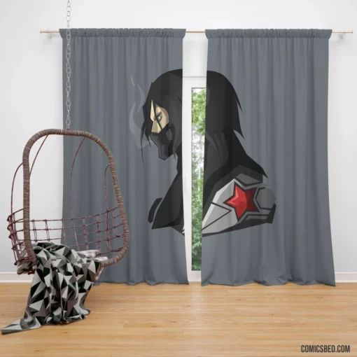 Bucky Barnes Winter Soldier Exploits Comic Curtain