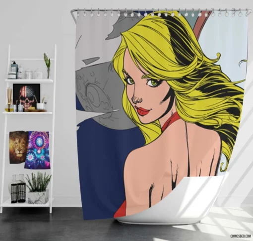 Buffy The Vampire Slayer Supernatural Comic Shower Curtain