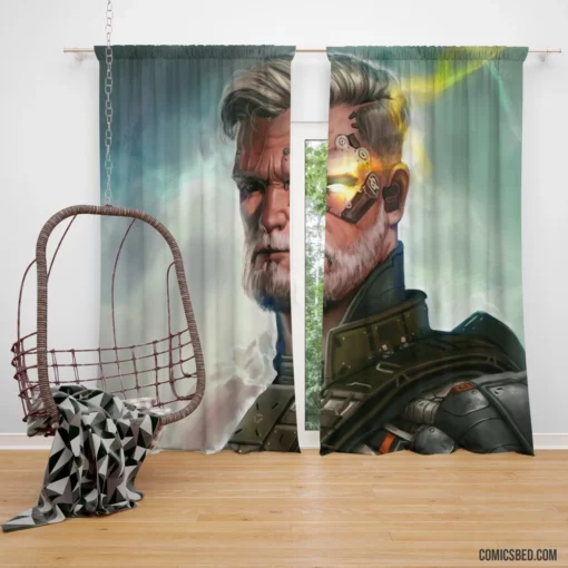 Cable Marvel Comics Telekinetic Hero Curtain