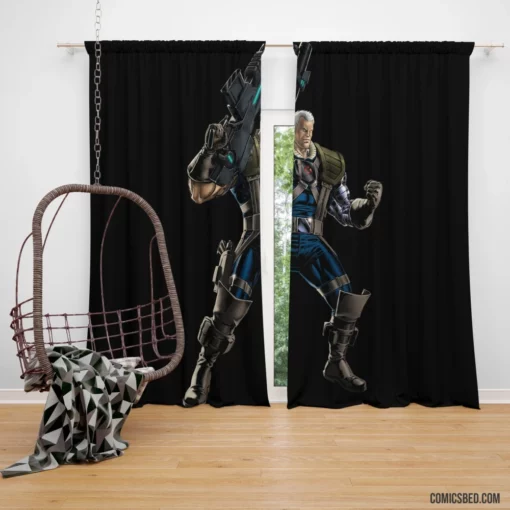 Cable Telekinetic Hero Comic Curtain