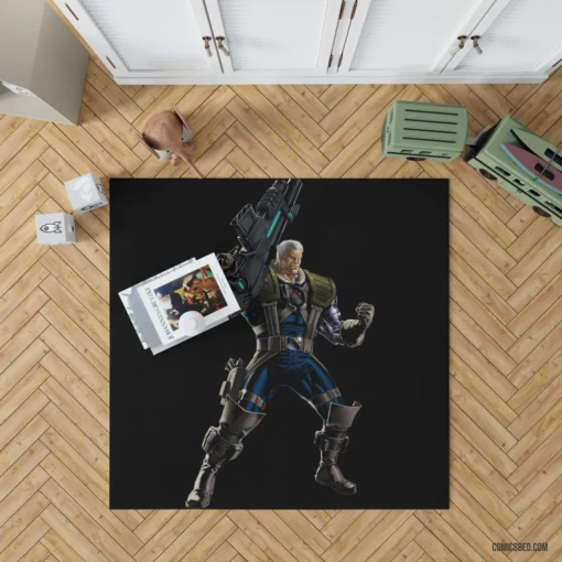 Cable Telekinetic Hero Comic Rug