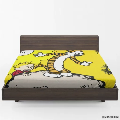 Calvin & Hobbes Cartoon Fun Comic Fitted Sheet