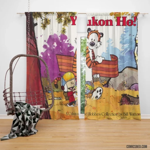 Calvin & Hobbes Comic Duo Curtain