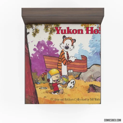 Calvin & Hobbes Comic Duo Fitted Sheet 1