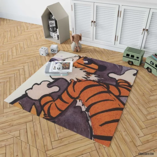 Calvin & Hobbes Dynamic Duo Comics Rug 1