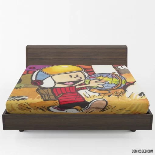 Calvin & Hobbes Playful Duo Comic Fitted Sheet