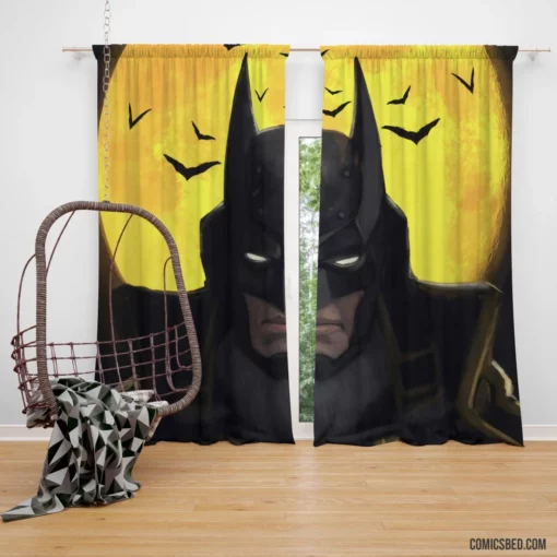 Caped Crusader Batman Chronicle Comic Curtain