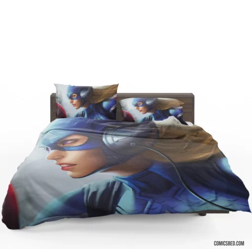 Captain America Genderbend Heroic Twist Comic Bedding Set