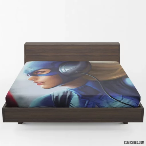 Captain America Genderbend Heroic Twist Comic Fitted Sheet