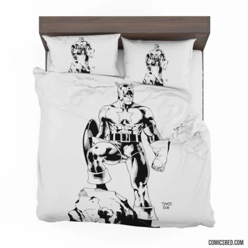 Captain America Heroic Icon Comic Bedding Set 1