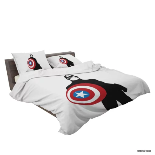 Captain America Heroic Journey Comic Bedding Set 2