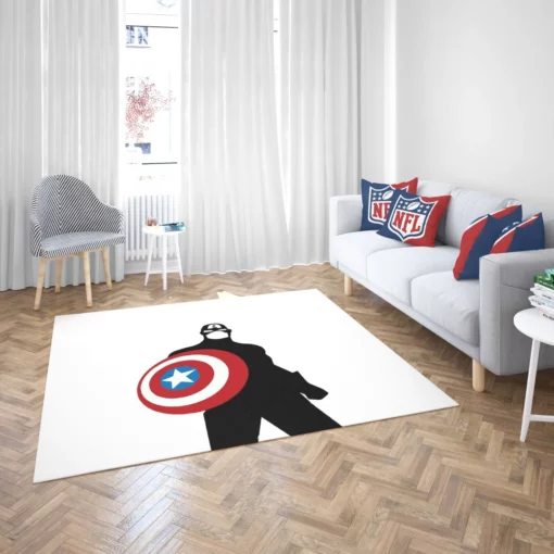 Captain America Heroic Journey Comic Rug 2