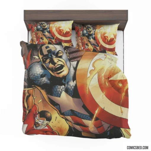 Captain America Iconic Hero Comic Bedding Set 1