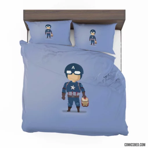 Captain America Marvel Hero Comic Bedding Set 1