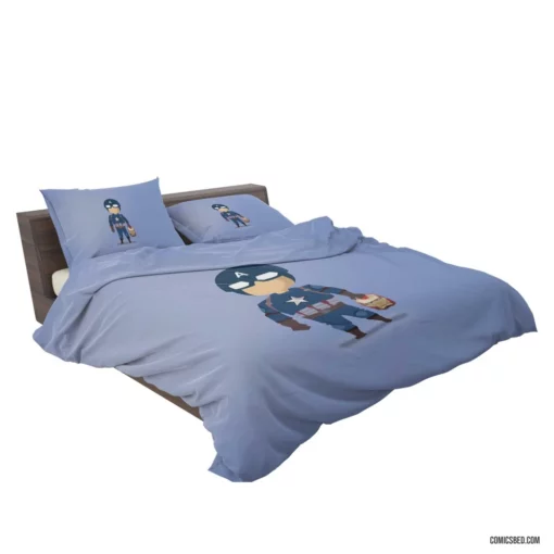 Captain America Marvel Hero Comic Bedding Set 2