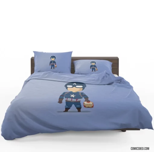 Captain America Marvel Hero Comic Bedding Set