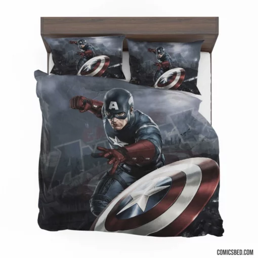 Captain America Marvel Patriot Comic Bedding Set 1