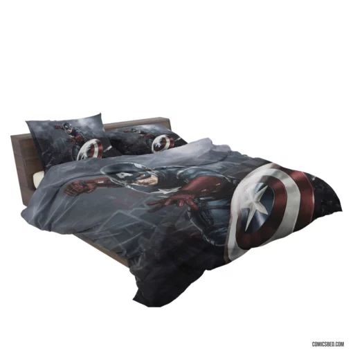 Captain America Marvel Patriot Comic Bedding Set 2