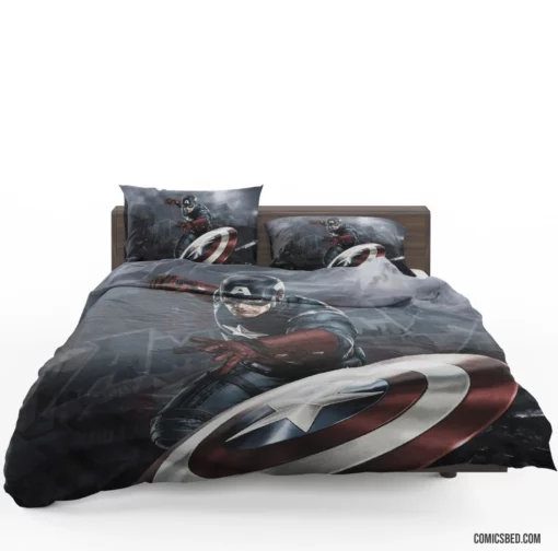 Captain America Marvel Patriot Comic Bedding Set