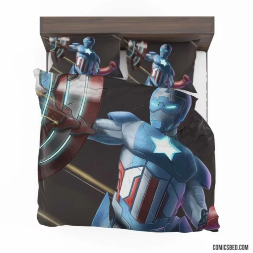 Captain America Marvel True Sentinel Comic Bedding Set 1