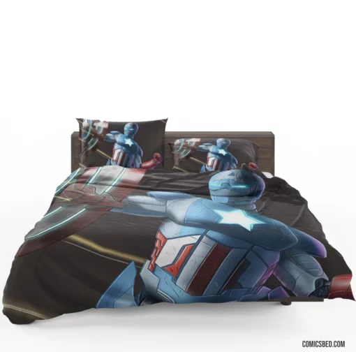 Captain America Marvel True Sentinel Comic Bedding Set