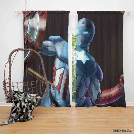 Captain America Marvel True Sentinel Comic Curtain