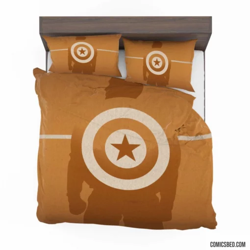 Captain America Minimalist Marvel Sentinel Comic Bedding Set 1