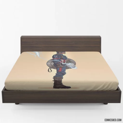 Captain America Mjolnir Marvel Hero Comic Fitted Sheet