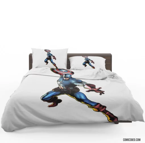 Captain America Patriot Quest Comic Bedding Set