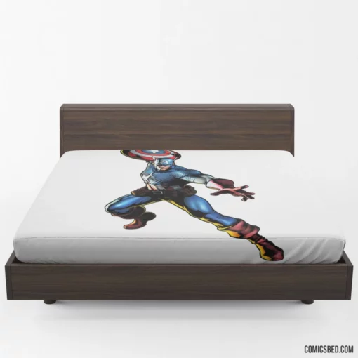 Captain America Patriot Quest Comic Fitted Sheet