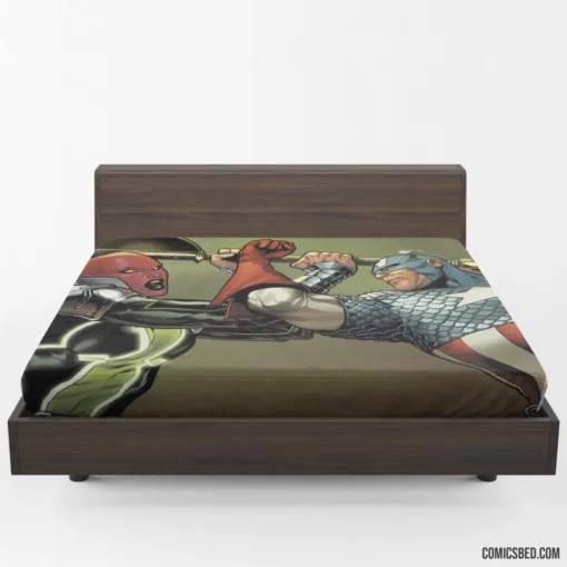 Captain America Sentinel of Liberty Comic Fitted Sheet