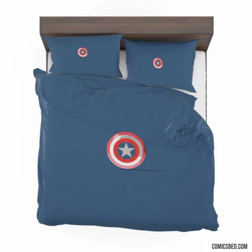 Captain America Shield Defenders Comic Bedding Set 1