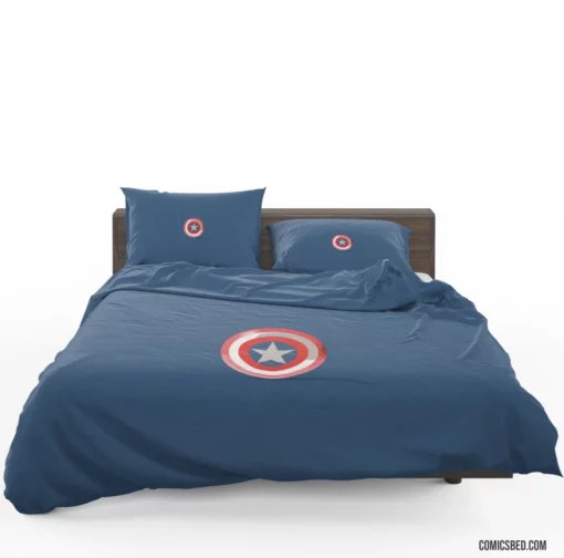 Captain America Shield Defenders Comic Bedding Set