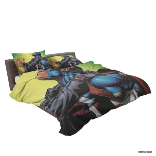 Captain America Shielded Avenger Comic Bedding Set 2