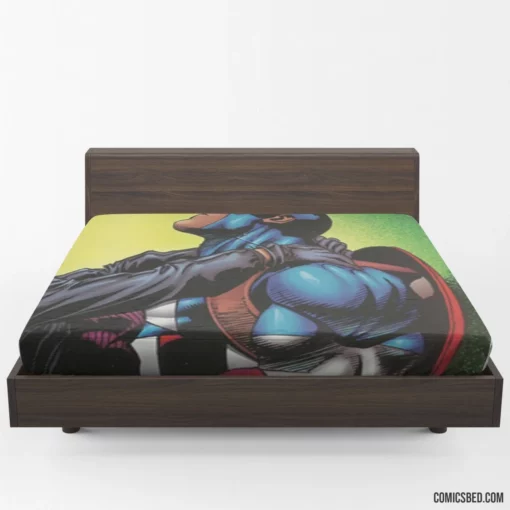 Captain America Shielded Avenger Comic Fitted Sheet