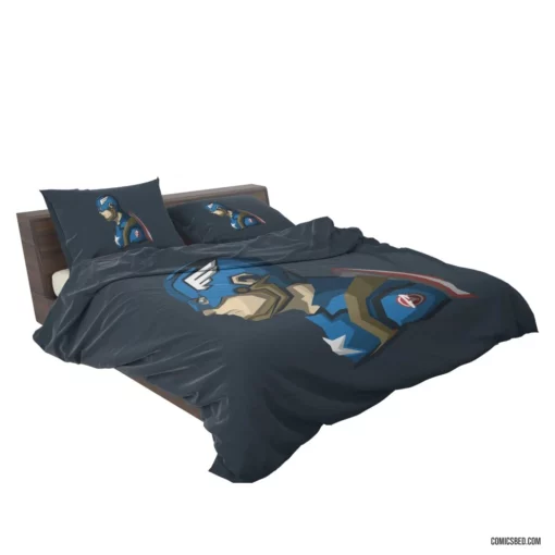 Captain America Shielded Sentinel Comic Bedding Set 2