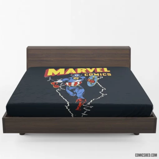 Captain America Star-Spangled Avenger Comic Fitted Sheet