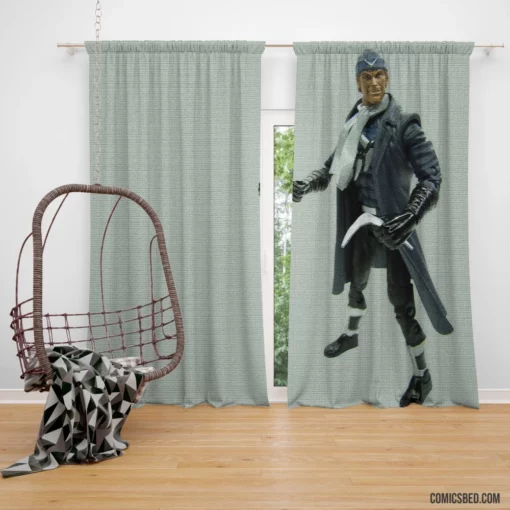 Captain Boomerang Trickery Comic Curtain