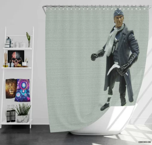 Captain Boomerang Trickery Comic Shower Curtain