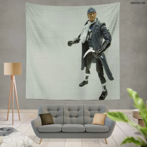 Captain Boomerang Trickery Comic Wall Tapestry