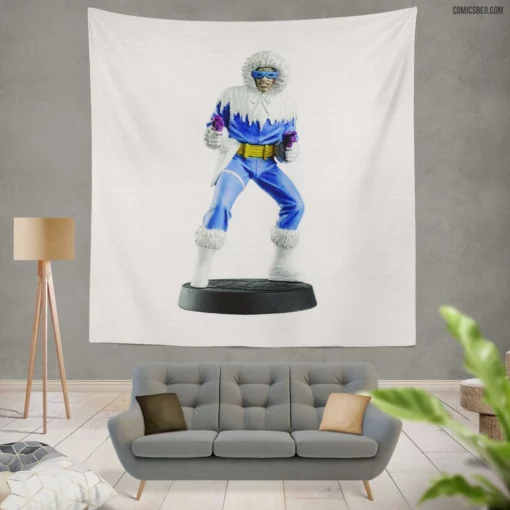 Captain Cold Chilling Pursuit Comic Wall Tapestry