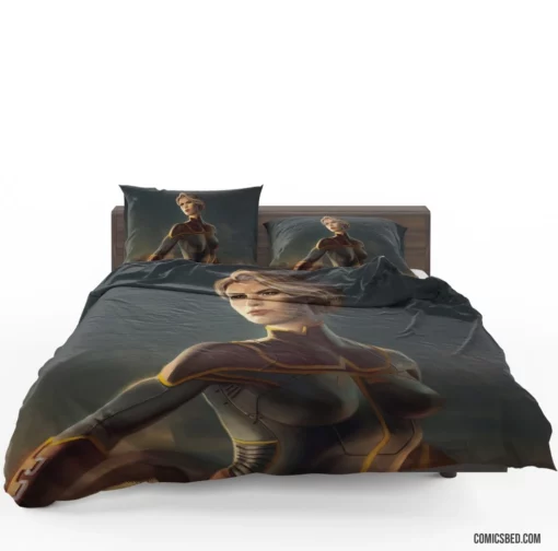 Captain Marvel Marvel Avenger Comic Bedding Set