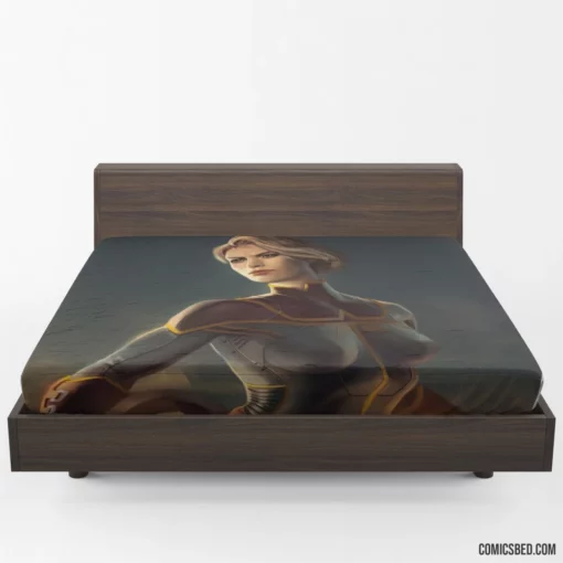 Captain Marvel Marvel Avenger Comic Fitted Sheet