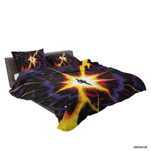 Captain Marvel Marvel Cosmic Avenger Comic Bedding Set 2