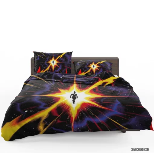 Captain Marvel Marvel Cosmic Avenger Comic Bedding Set