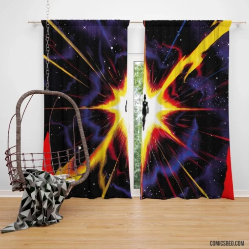 Captain Marvel Marvel Cosmic Avenger Comic Curtain