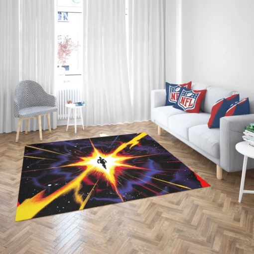 Captain Marvel Marvel Cosmic Avenger Comic Rug 2