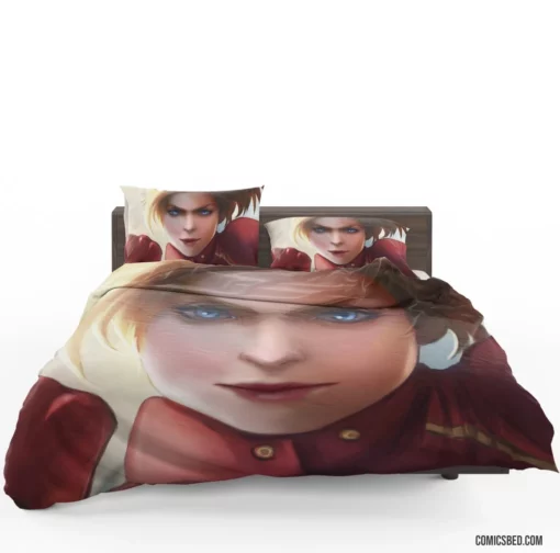 Captain Marvel Marvel Heroic Avenger Comic Bedding Set