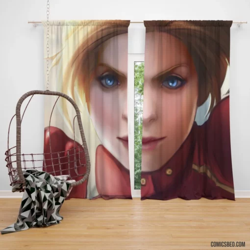 Captain Marvel Marvel Heroic Avenger Comic Curtain